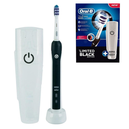 Электрическая зубная щетка Oral-B Trizone 1000 Black + футляр (D20.513.1) Электрическая зубная щетка Oral-B Trizone 1000 Black + футляр (D20.513.1)
