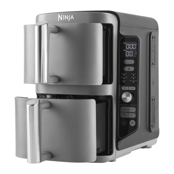 Аэрогриль Ninja Double Stack XL SL400EU, 9,5 л, серый