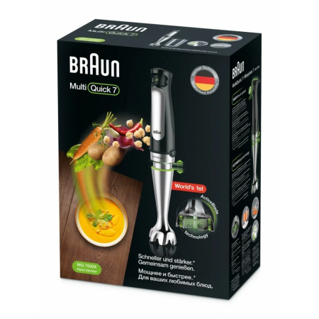 Погружной блендер Braun MQ7000X, черный