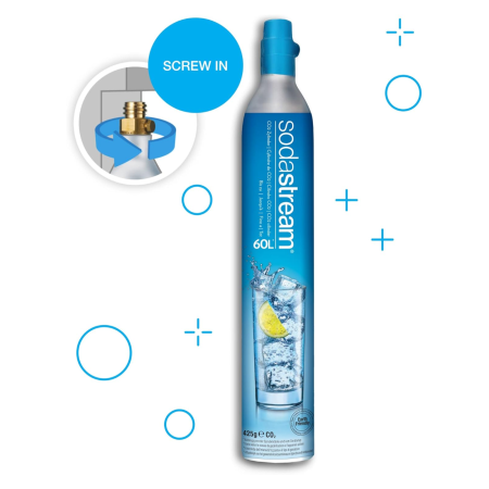 Баллончик для сифона SodaStream CO2, синий