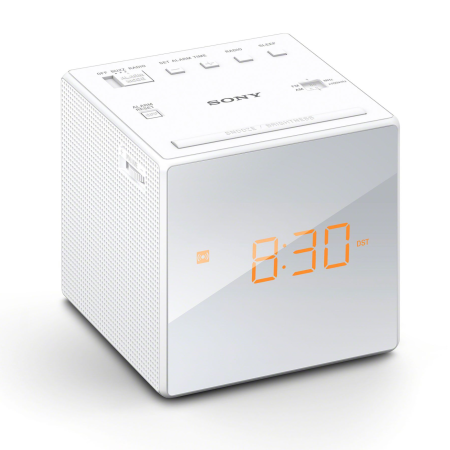Радиобудильник Sony ICF-C1/WС3, белый