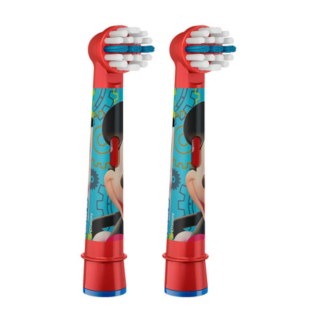 БЛИСТЕР ИЗ 2 насадок Braun Oral-B Stages Kids Микки !!!КРАСНЫЕ!!!