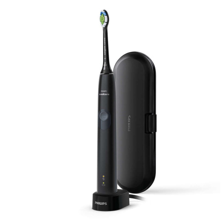 HX6800/87 - звуковая щетка PHILIPS Sonicare ProtectiveClean 4300, черная С ФУТЛЯРОМ