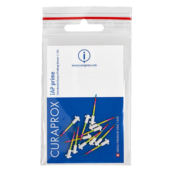 CURAPROX Зонды для измерения межзубных промежутков, с цветной кодировкой, 12 шт.
