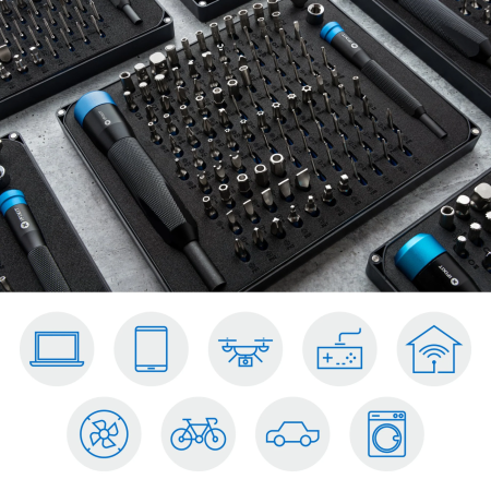 Набор отверток для точных работ iFixit Manta Precision Bit Set (IF145-392-1), 112 бит