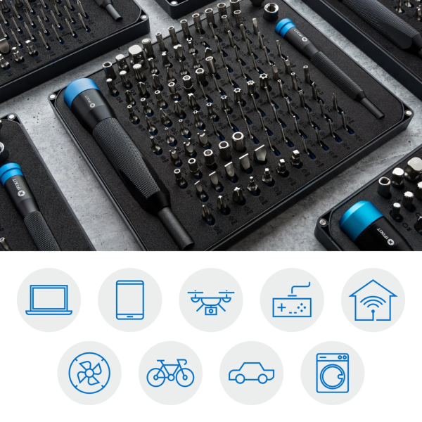 Набор отверток для точных работ iFixit Manta Precision Bit Set (IF145-392-1), 112 бит