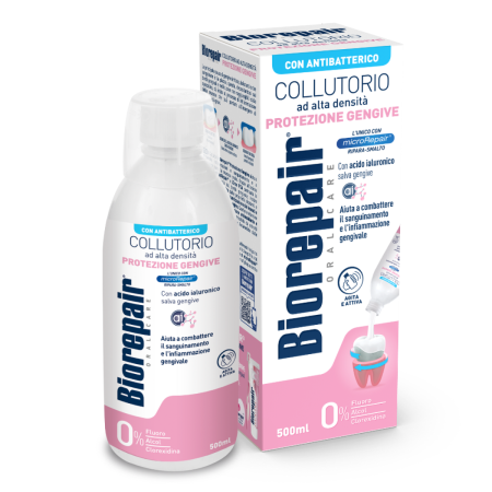 Ополаскиватель Biorepair Gum Protection, 500 мл (розовый)