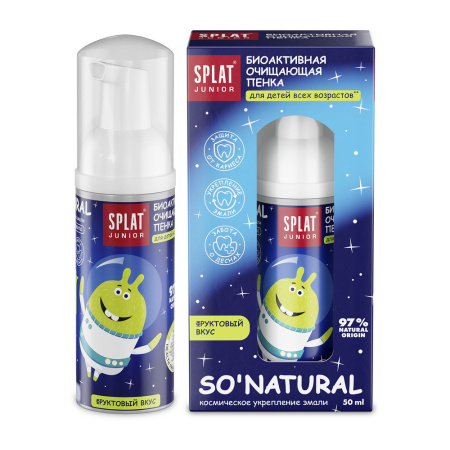 Пенка SPLAT JUNIOR Magic Кальций и молочные ферменты, 50 мл