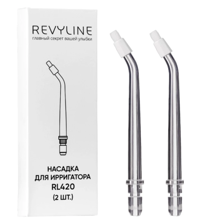 Насадки ортодонтические для ирригатора Revyline RL 420 (2 шт.) Насадки ортодонтические для ирригатора Revyline RL 420 (2 шт.)