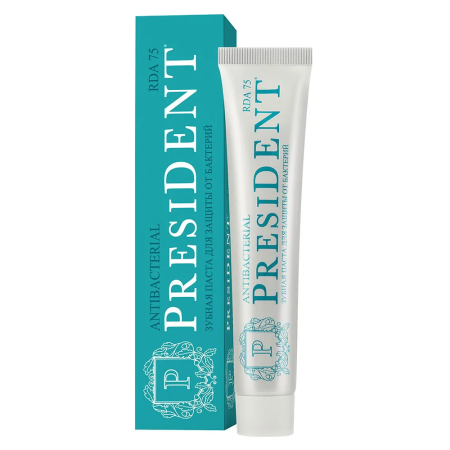 Зубная паста PresiDENT Antibacterial, 50 мл