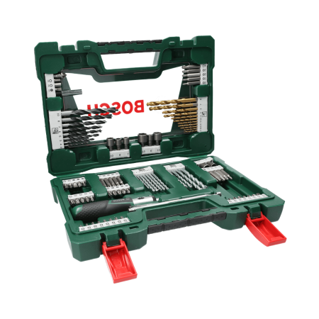 Титановый набор сверл и бит Bosch V-Line, 91 предмет - 2607017195