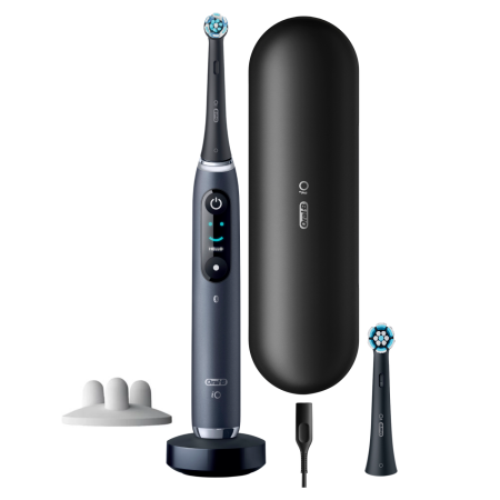 Электрическая зубная щетка ORAL-B iO Series 9s Black Onyx (iOM9.2Q2.2AC), 2 насадки