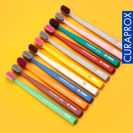 Зубная щетка CURAPROX Velvet (CS 12460) СЕРАЯ Зубная щетка CURAPROX Velvet (CS 12460) СЕРАЯ