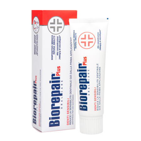 Зубная паста Biorepair Plus Sensitive для чувствительных зубов, 75 мл - PLUS!!!