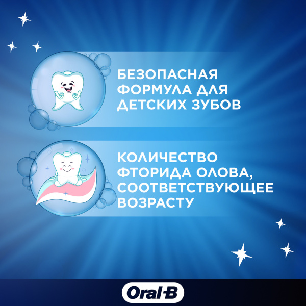 Зубная паста Oral-B Pro Junior Защита от развития кариеса 6-12 лет, мягкий вкус, 75 мл