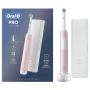 Электрическая зубная щетка Oral-B PRO 1 РОЗОВАЯ с чехлом