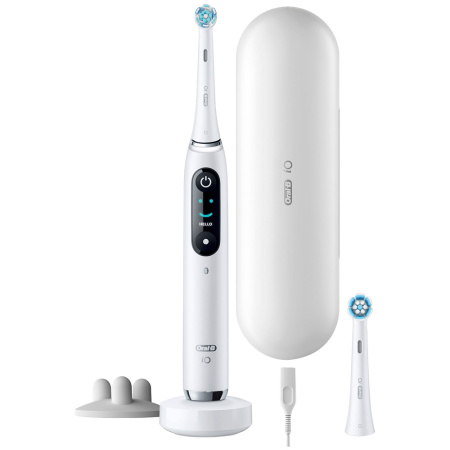 Электрическая зубная щетка Oral-B iO Series 9s White Alabaster (iOM9.211.3АС), 2 насадки