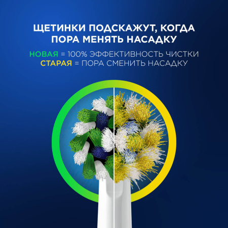 NEW!!! Электрическая зубная щетка Oral-B Vitality Pro Protect X Clean Белая (D103.413.3), + 2 насадки Sensitive