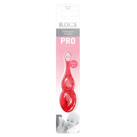 Зубная щетка R.O.C.S. PRO Baby КРАСНАЯ Зубная щетка R.O.C.S. PRO Baby КРАСНАЯ