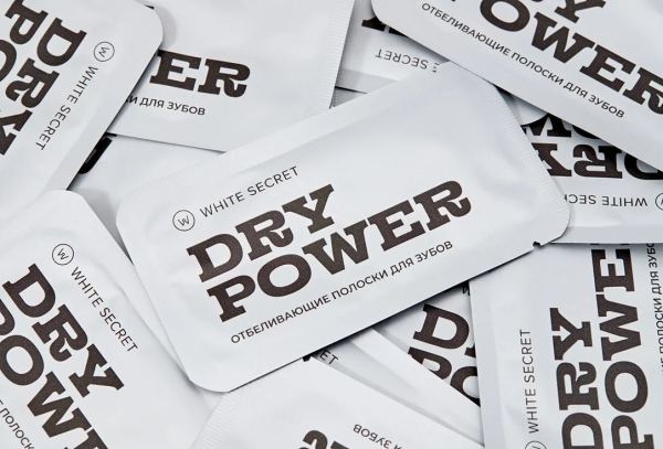Отбеливающие полоски White Secret Dry Power, 7 саше