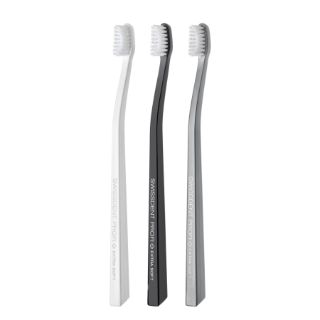 Набор зубных щеток SWISSDENT Profi Whitening, Soft (3 шт)