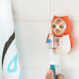 Держатель Flipper OWL HEARTY для зубной щетки со встроенными песочными часами Красный Держатель Flipper OWL HEARTY для зубной щетки со встроенными песочными часами Красный