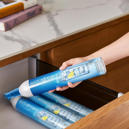 Баллончик для сифона SodaStream CO2, синий