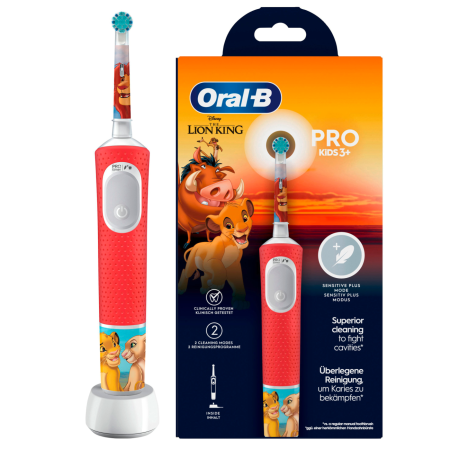 Электрическая зубная щетка Oral-B Vitality Kids Pro Lion King D10 Король Лев (D103.413.2K)