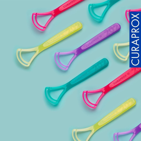 CURAPROX Двойной скребок для языка (СТС 202) ФИОЛЕТОВЫЙ CURAPROX Двойной скребок для языка (СТС 202) ФИОЛЕТОВЫЙ