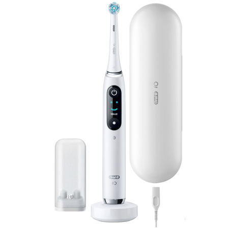 Электрическая зубная щетка Oral-B iO Series 9 White Alabaster (iOM9.1А1.1АD - type 3796), 1 насадка