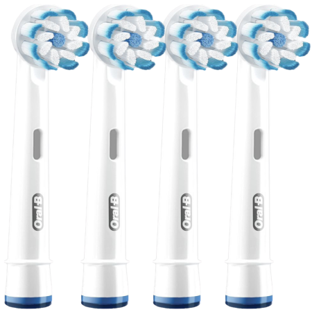 БЛИСТЕР ИЗ 4 насадок ORAL-B Sensitive clean CLEAN and CARE