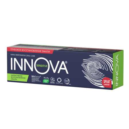 Зубная паста INNOVA Интенсивное восстановление эмали, 75 мл (САЛАТОВАЯ)