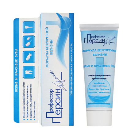 Зубная паста Профессор Персин "Формула безупречной белизны", 75 мл