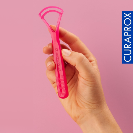 CURAPROX Двойной скребок для языка (СТС 202) ФИОЛЕТОВЫЙ CURAPROX Двойной скребок для языка (СТС 202) ФИОЛЕТОВЫЙ