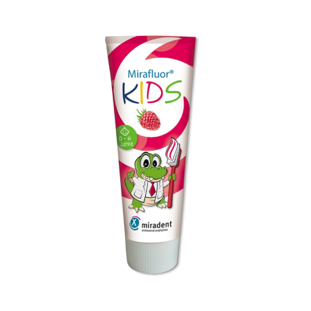 УЦЕНКА Детская зубная паста Miradent Mirafluor Kids (0-6 лет), 75 мл