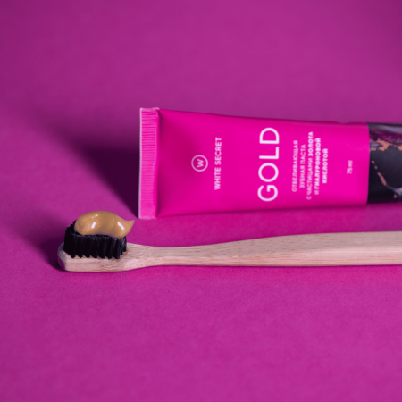 Зубная паста White Secret Gold Отбеливающая, 75 мл