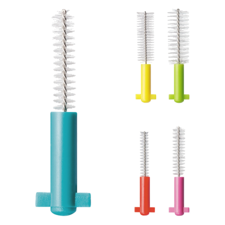 CURAPROX Набор межзубных ершиков Prime start mixed: 5 шт (CPS 06,07,08,09,011) + держатели