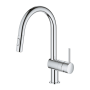 Смеситель для кухни GROHE Minta с выдвижным изливом, хром (32321002)