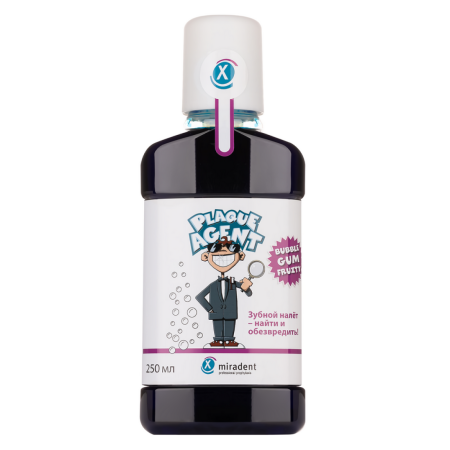 Ополаскиватель Miradent Plaque Agent - для индикации зуб.налета, !!!! 250 мл