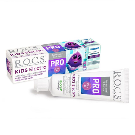 Зубная паста R.O.C.S. KIDS Electro (с 3 лет), 35 мл