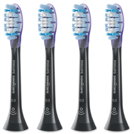 HX9054/33 - насадки Philips G3 Premium Gum Care, ЧЕРНЫЕ (4 шт)