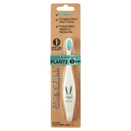 Органическая зубная щетка Jack N' Jill Bunny - Кролик