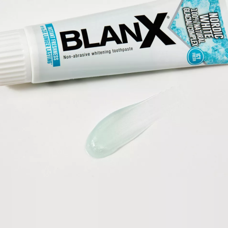 Отбеливающая зубная паста BlanX Nordic White, 75 мл Отбеливающая зубная паста BlanX Nordic White, 75 мл