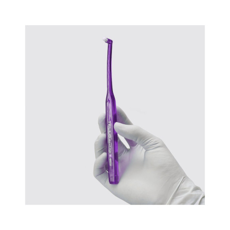 Монопучковая зубная щетка TELLO 1007.5 ultra soft single ФИОЛЕТОВАЯ