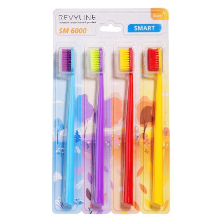 Набор з/щёток Revyline Smart SM 6000 (soft-medium) (4 шт.)