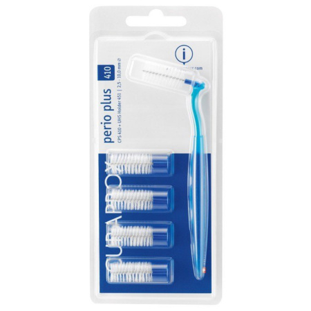 CURAPROX Набор Perio PLUS: 5 ершиков CPS 410 (2,5 мм) + UHS451 (CPS410 plus)