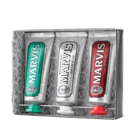 MARVIS Набор, 3 шт х 25 мл (маленькая прозрачная пластиковая упаковка)