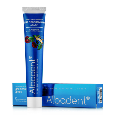 Альбадент Зубная паста - Для проблемных десен, 95 г