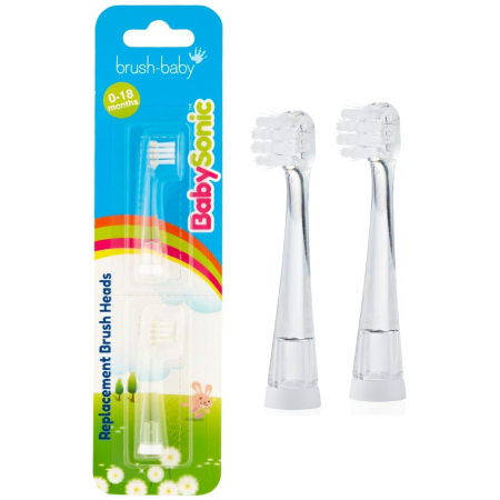 Насадки для зубной щетки Brush Baby (0-1,5 лет), 2 шт.