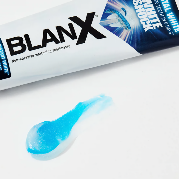 Отбеливающая зубная паста BlanX White Shock Crystal White, 75 мл